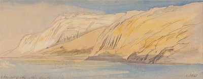 Abu Simbel, 13:00 Uhr, 9. Februar 1867 von Edward Lear